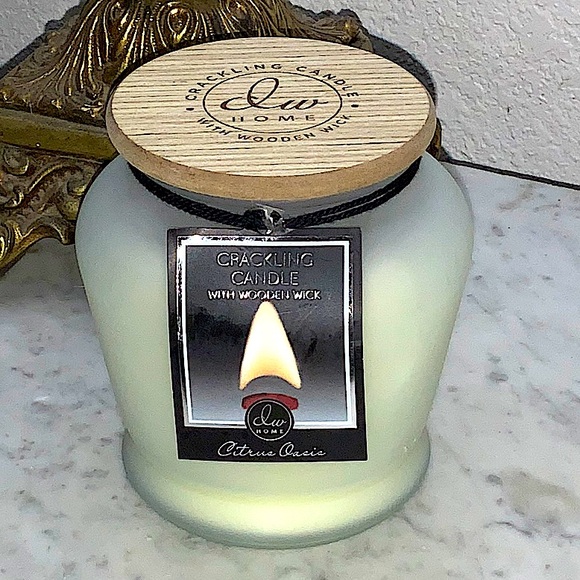 DW HOME CANDLE CITRUS OASIS CRACKLING CANDLE WOODEN WICK NEW 17.oz - Picture 1 of 5